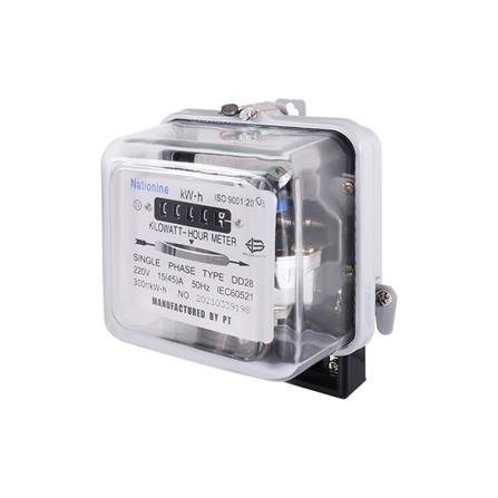 มิเตอร์ไฟ 15/45A DD28 1 เฟส 2 สาย NATIONINE_1