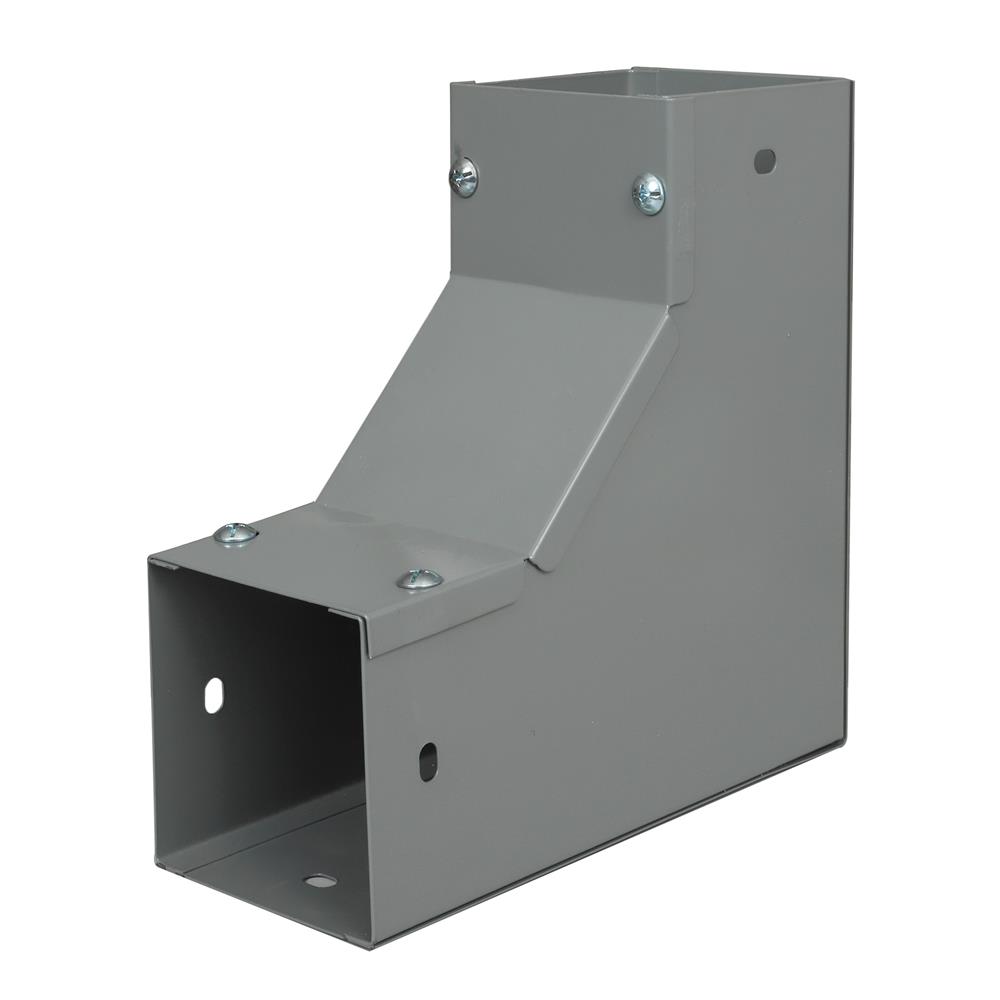 ข้องอ เปิดใน รางไวร์เวย์ SUPER 4X4 นิ้ว สีเทา