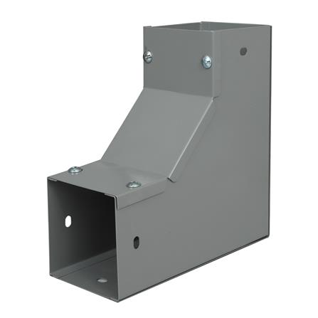 ข้องอ เปิดใน รางไวร์เวย์ SUPER 4X4 นิ้ว สีเทา