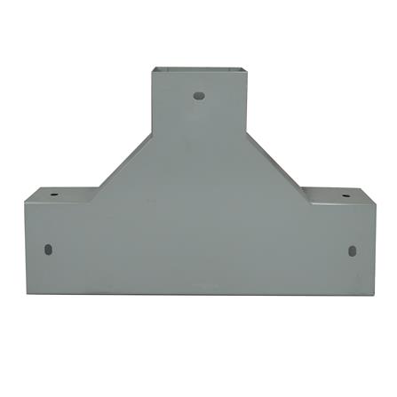 ข้อต่อสามทางไวร์เวย์ SUPER 3X4 นิ้ว สีเทา_2