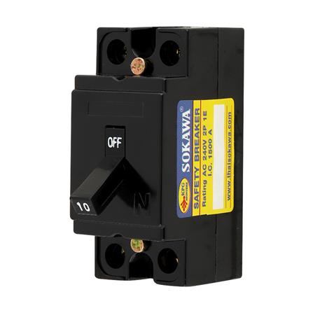เซฟตี้เบรกเกอร์ 10 แอมป์ 1 เฟส S-168 SOKAWA_1