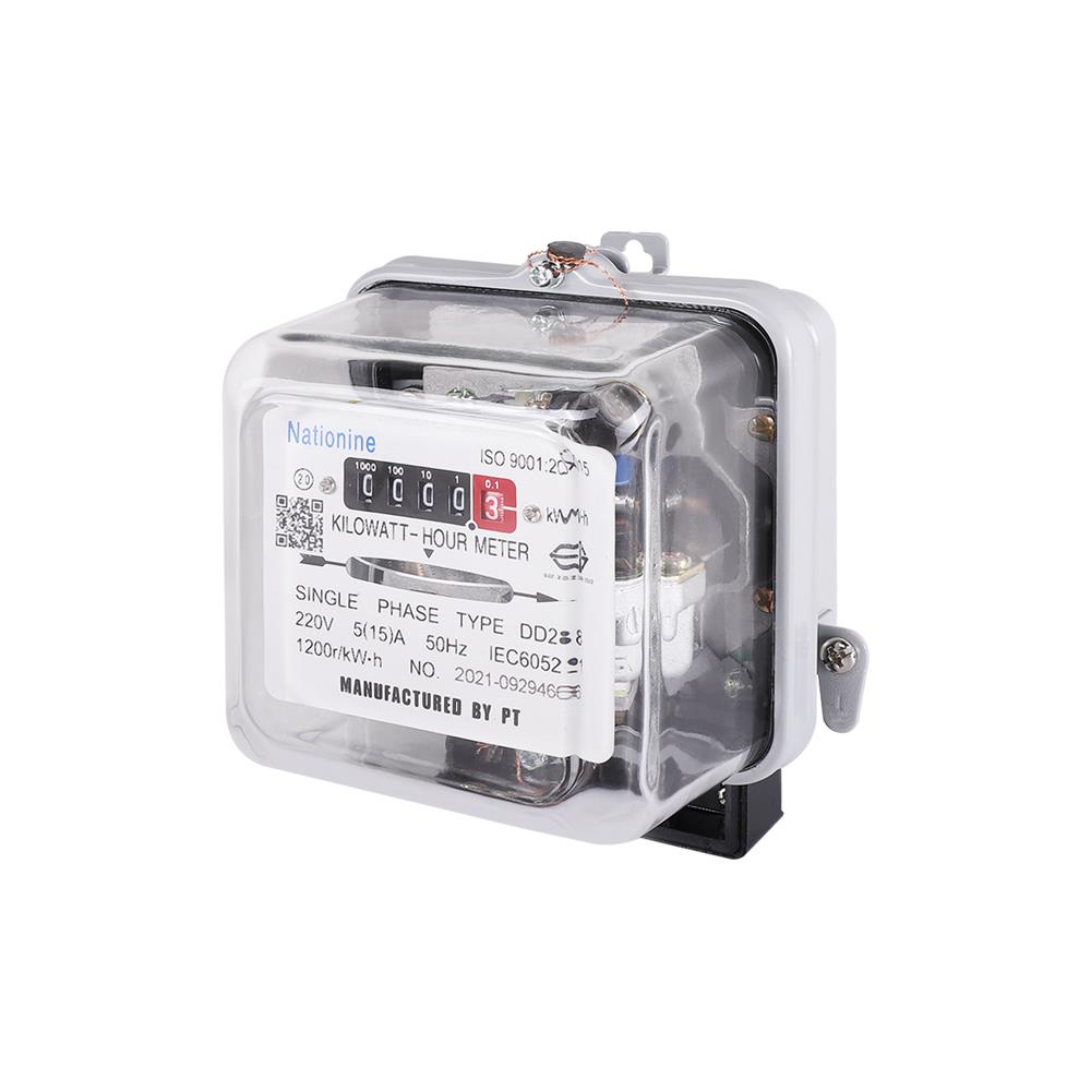 มิเตอร์ไฟ 5/15A DD28 1 เฟส 2 สาย NATIONINE