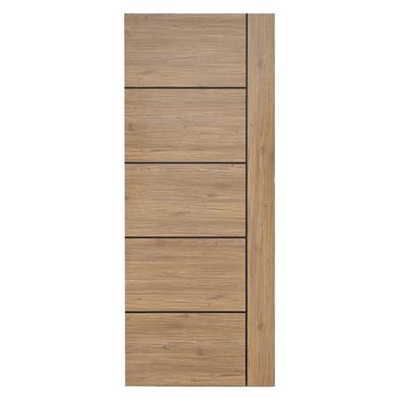 ประตูภายในเมลามีน W MAG1 80X200 ซม. สี CANYON OAK ไม่เจาะลูกบิด