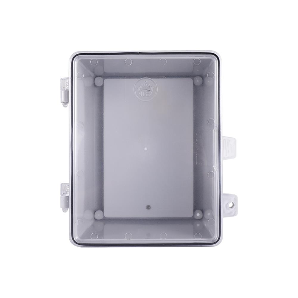 ตู้กันน้ำฝาใส ID 8.5x9.5 สีเทา