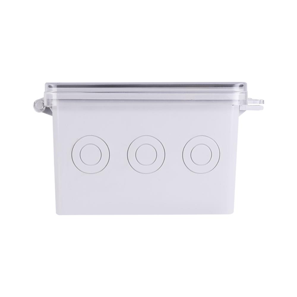 ตู้กันน้ำฝาใส ID 8.5x9.5 สีเทา