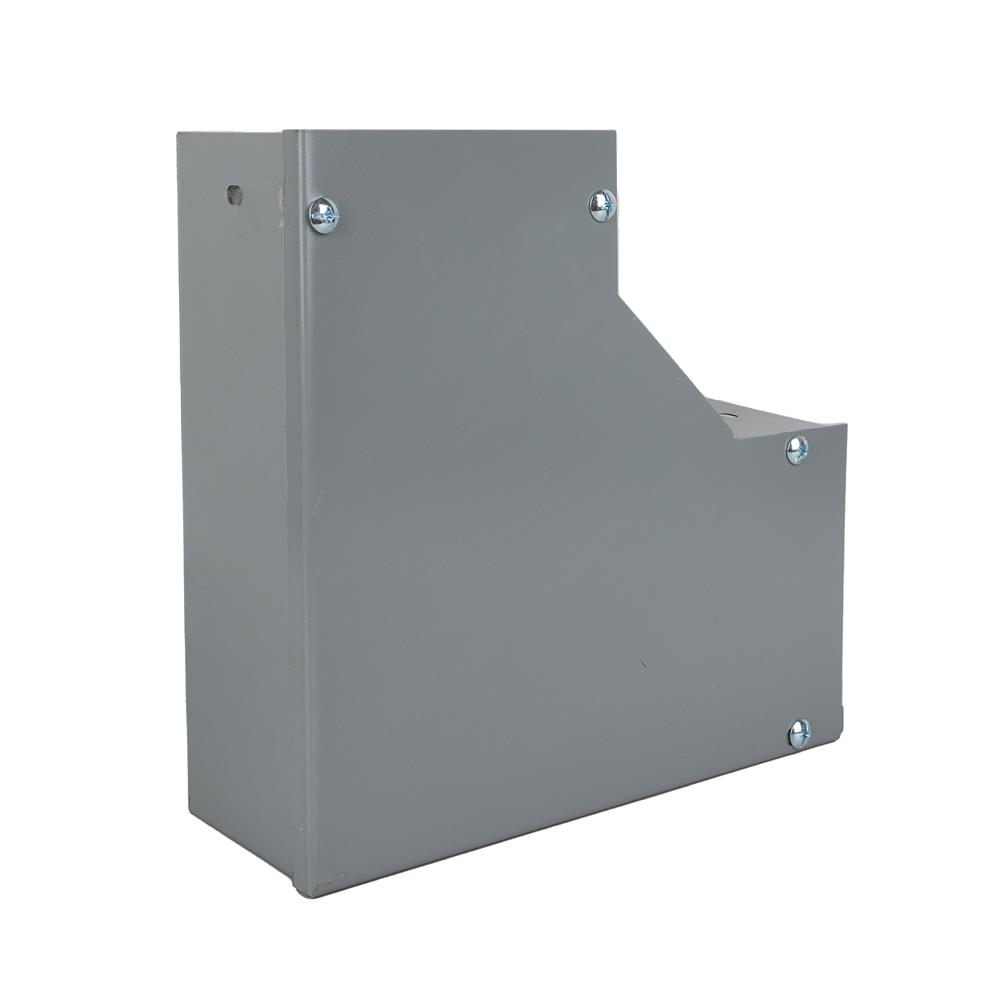 ข้องอ เปิดบน รางไวร์เวย์ SUPER 4X6 นิ้ว สีเทา