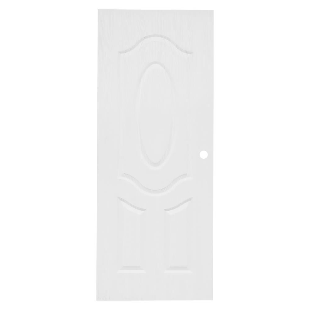 ประตูภายนอก UPVC ASARA 3 ฟัก 80X200 ซม. สีขาว เจาะลูกบิด