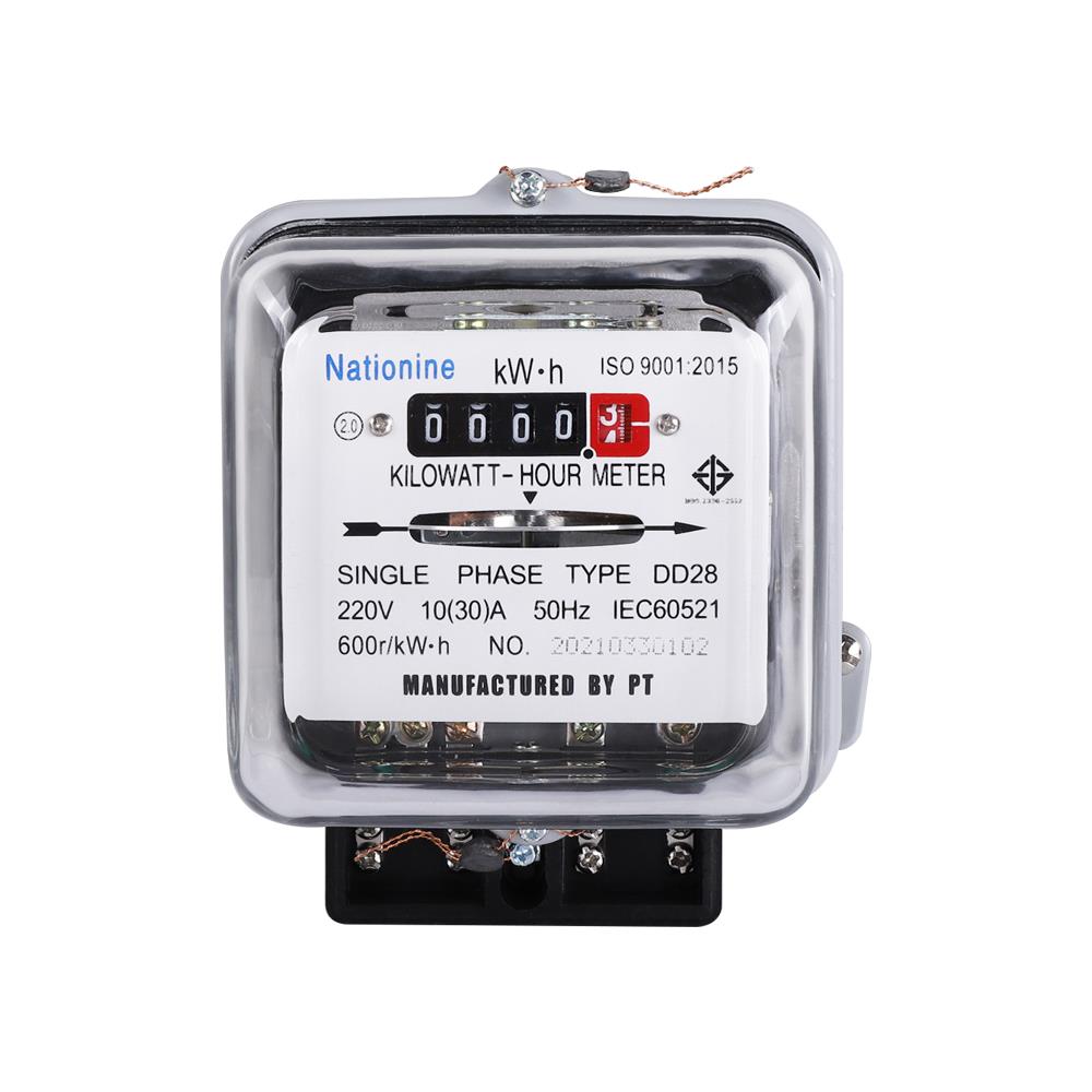 มิเตอร์ไฟ 10/30A DD28 1 เฟส 2 สาย NATIONINE