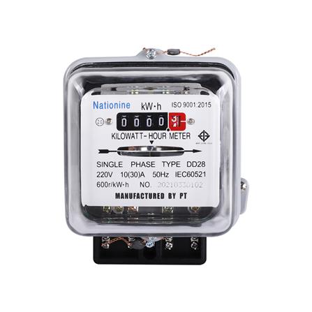 มิเตอร์ไฟ 10/30A DD28 1 เฟส 2 สาย NATIONINE
