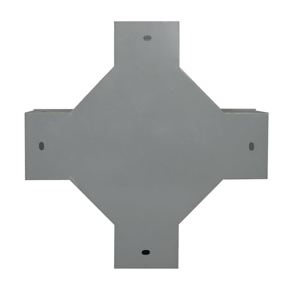 ข้อต่อสี่ทางไวร์เวย์ SUPER 3X4 นิ้ว สีเทา