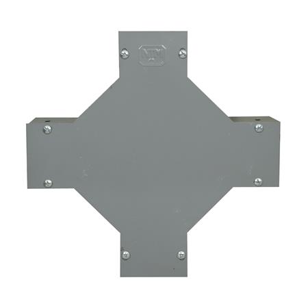 ข้อต่อสี่ทางไวร์เวย์ SUPER 3X4 นิ้ว สีเทา_1