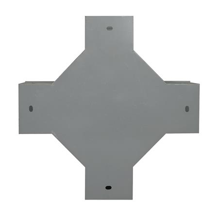 ข้อต่อสี่ทางไวร์เวย์ SUPER 3X4 นิ้ว สีเทา_2