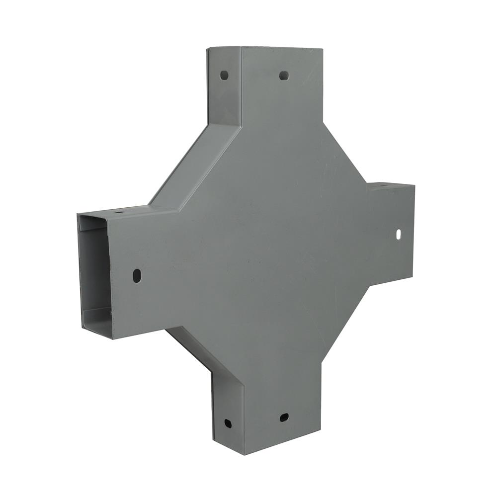 ข้อต่อสี่ทางไวร์เวย์ SUPER 2X4 นิ้ว สีเทา