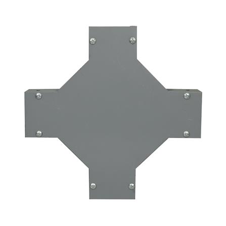 ข้อต่อสี่ทางไวร์เวย์ SUPER 2X4 นิ้ว สีเทา_1