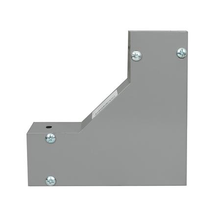 ข้องอ เปิดบน รางไวร์เวย์ SUPER 2X3 นิ้ว สีเทา_1