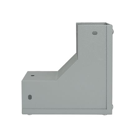 ข้องอ เปิดนอก รางไวร์เวย์ SUPER 3X4 นิ้ว สีเทา_1