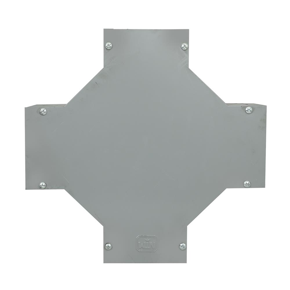 ข้อต่อสี่ทางไวร์เวย์ SUPER 4X6 นิ้ว สีเทา