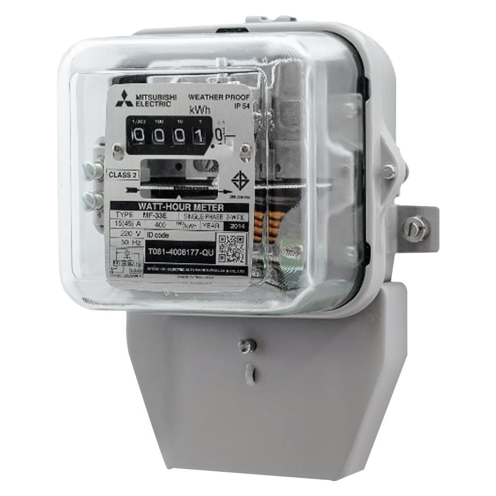 มิเตอร์ไฟ 15/45A MF-33E 1 เฟส 2 สาย MITSUBISHI