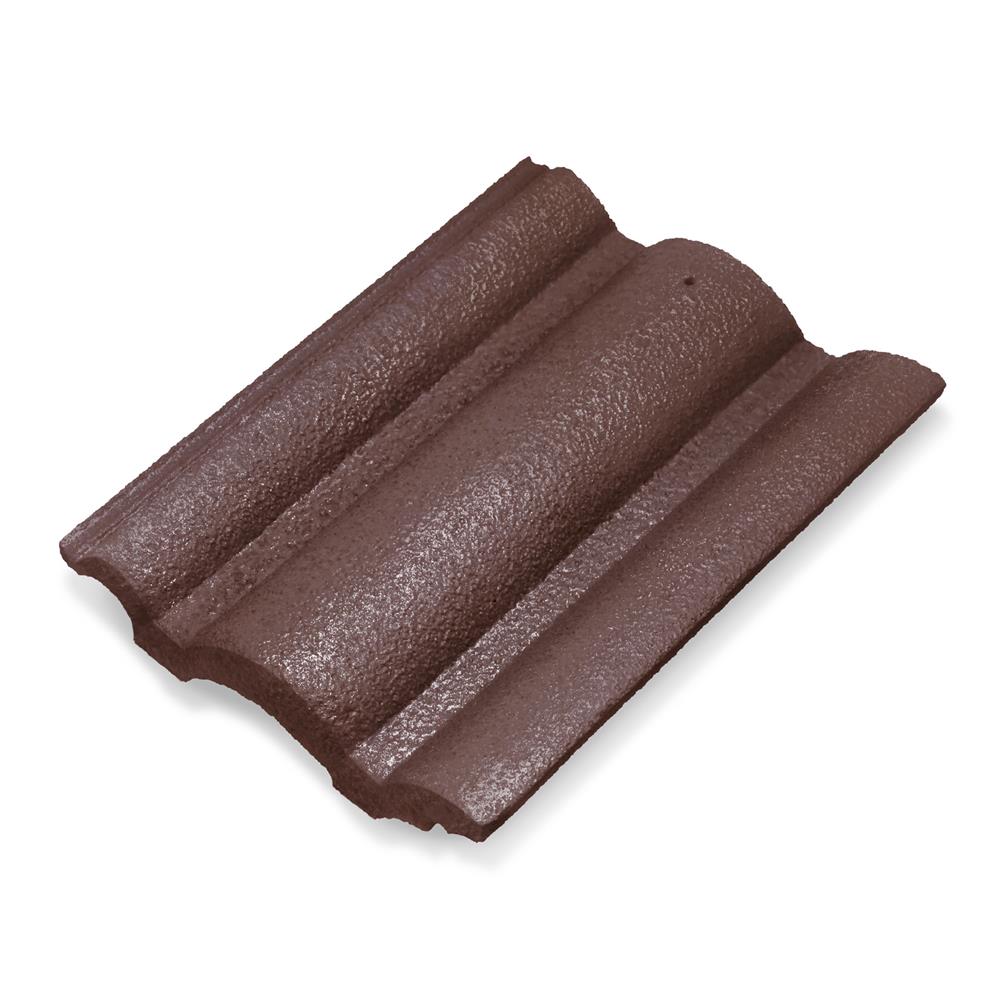 กระเบื้องหลังคาลอน DURAONE ลอนเศรษฐี 33x42x2.4 ซม. สีน้ำตาลสัมฤทธิ์