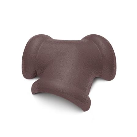 ครอบสันโค้ง 3 ทาง DURAONE ลอนเศรษฐี 37.1x41.5x2.4 ซม. สีน้ำตาลสัมฤทธิ์_0