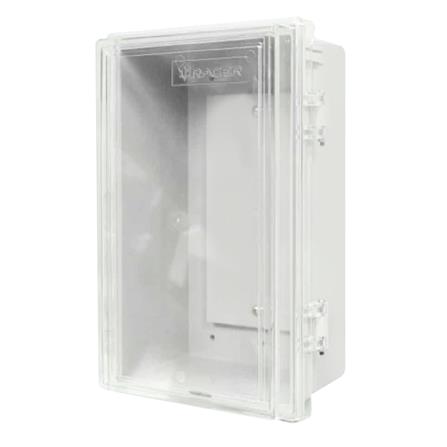 ตู้กันน้ำฝาใส RACER EPE03-TC 12x16 นิ้ว สีเทา