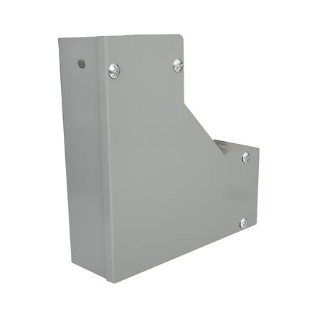 ข้องอ เปิดบน รางไวร์เวย์ SUPER 3X4 นิ้ว สีเทา_2