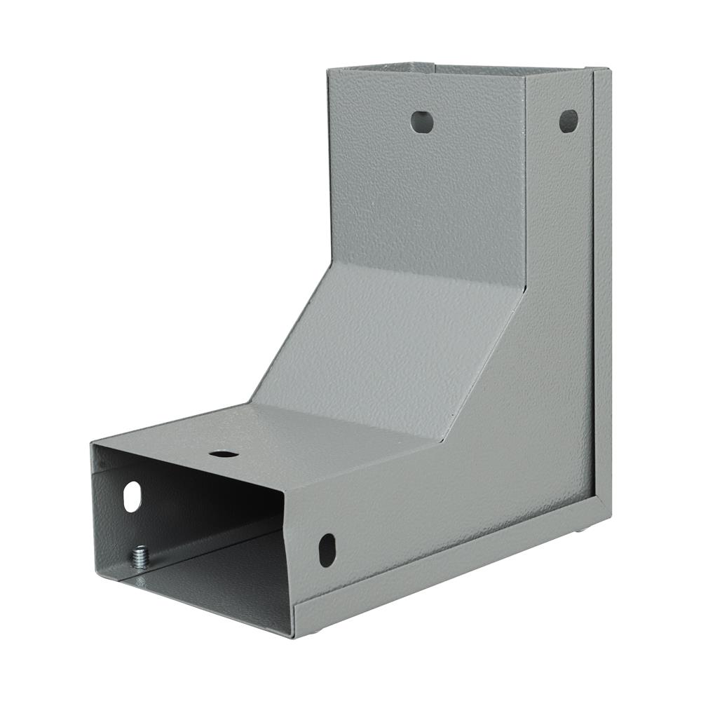 ข้องอ เปิดนอก รางไวร์เวย์ SUPER 2X4 นิ้ว สีเทา