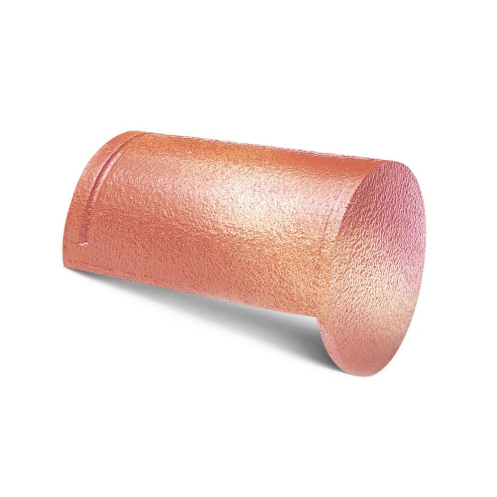 ครอบโค้งปิดจั่ว DURAONE ลอนเศรษฐี 21.7x33x2.4 ซม. สีส้มรุ่งอรุณ