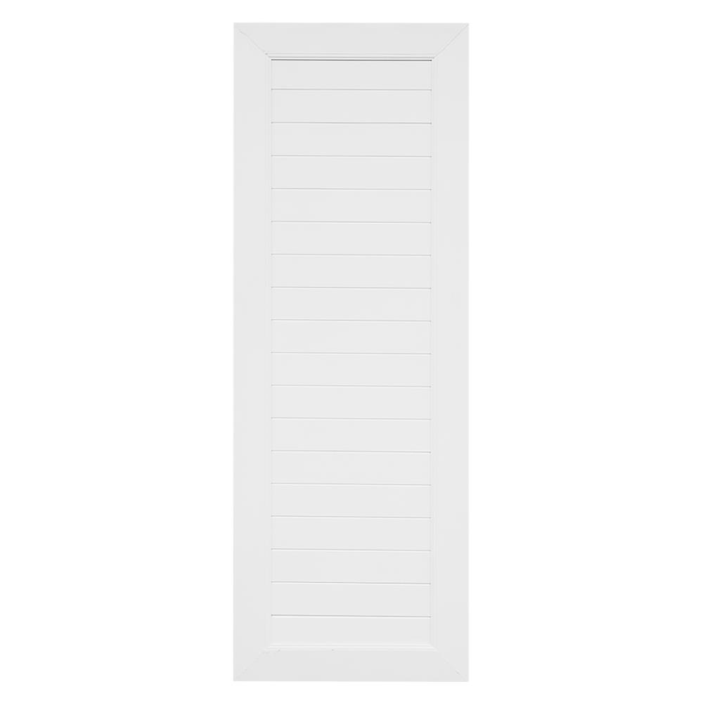 ประตูภายใน UPVC ASARA ลายตาราง 70X200 ซม. สีขาว ไม่เจาะลูกบิด