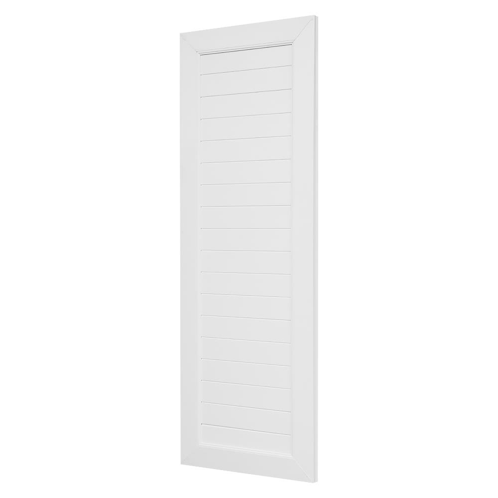 ประตูภายใน UPVC ASARA ลายตาราง 70X200 ซม. สีขาว ไม่เจาะลูกบิด