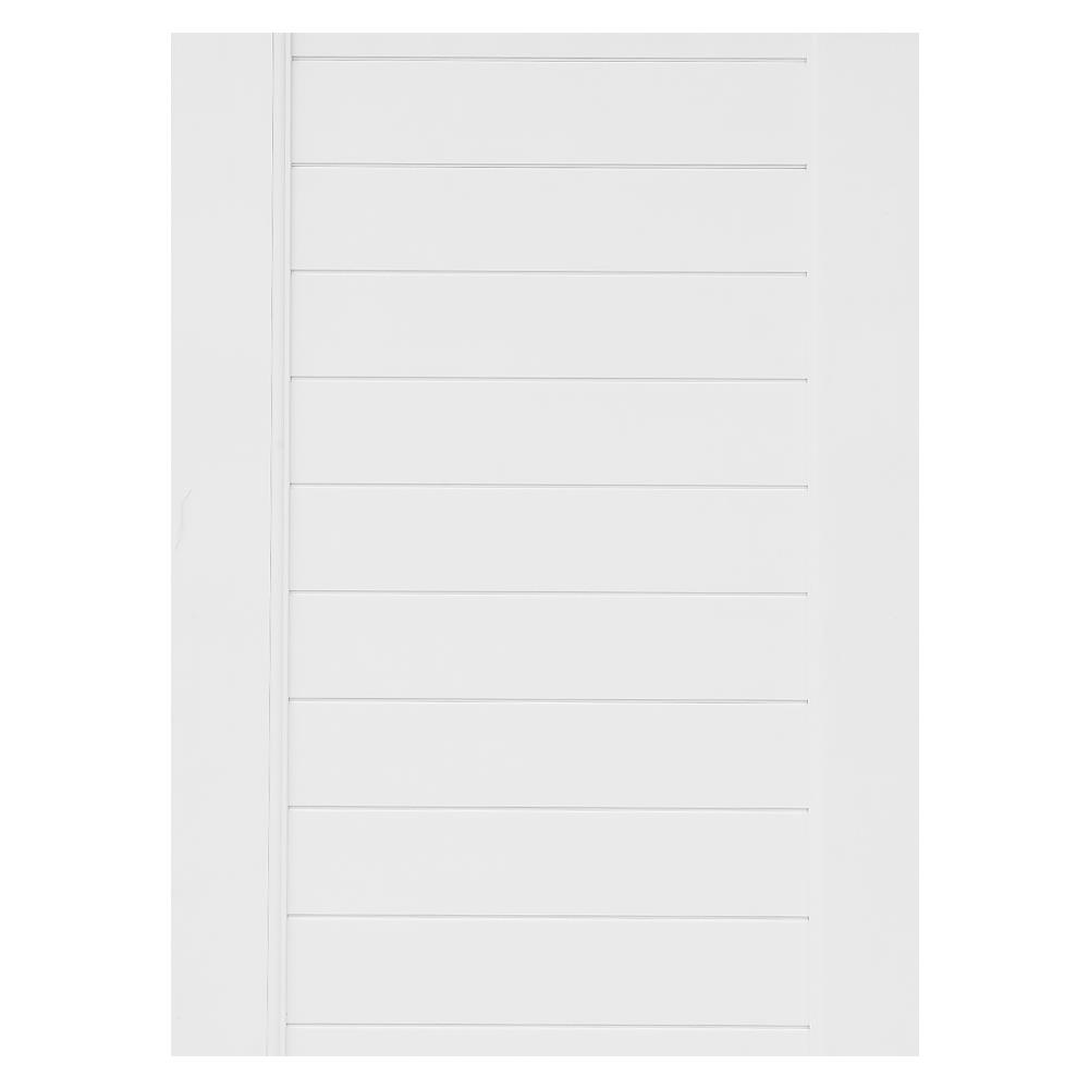 ประตูภายใน UPVC ASARA ลายตาราง 70X200 ซม. สีขาว ไม่เจาะลูกบิด