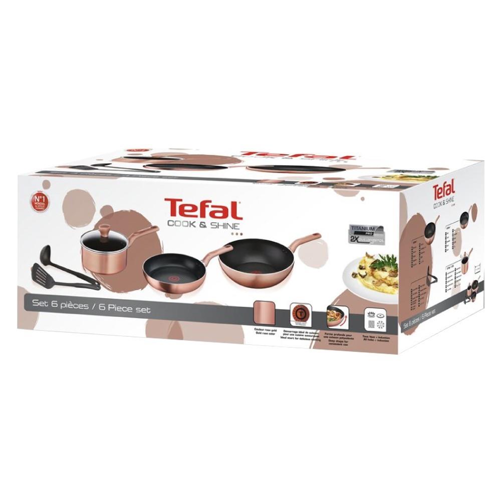 ชุดเครื่องครัว TEFAL COOK&SHINE IH 6 ชิ้น