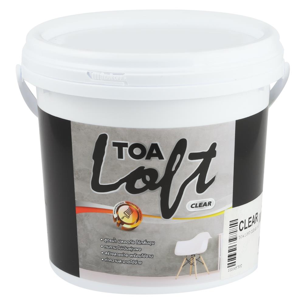 สีน้ำลอฟท์ภายนอก TOA LOFT1 สีเทาอ่อน 10 กก.