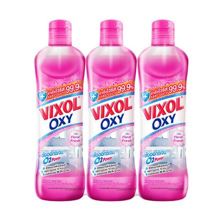 น้ำยาทำความสะอาดห้องน้ำ VIXOL OXY 700 มล. FLORAL FRESH แพ็ก 3 ชิ้น