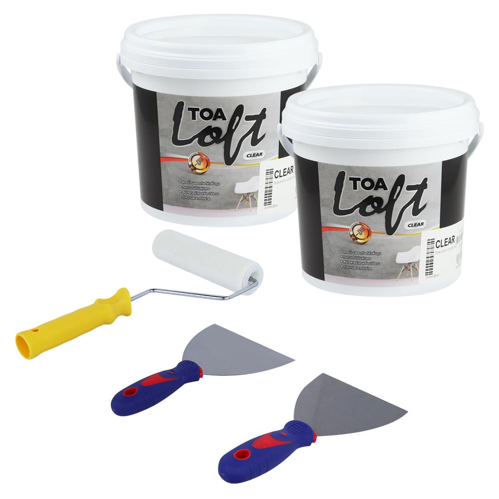 สีน้ำลอฟท์ภายนอก TOA LOFT3 สีเทาเข้ม 10 กก._1