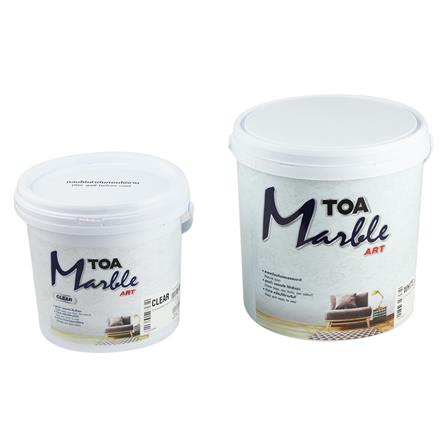 สีน้ำเท็กเจอร์ TOA MARBLE ART สีขาว 10 กก._1