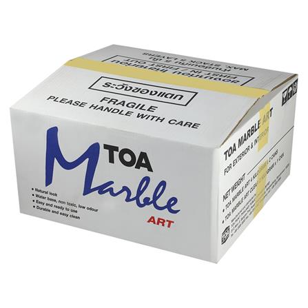 สีน้ำเท็กเจอร์ TOA MARBLE ART สีขาว 10 กก._3