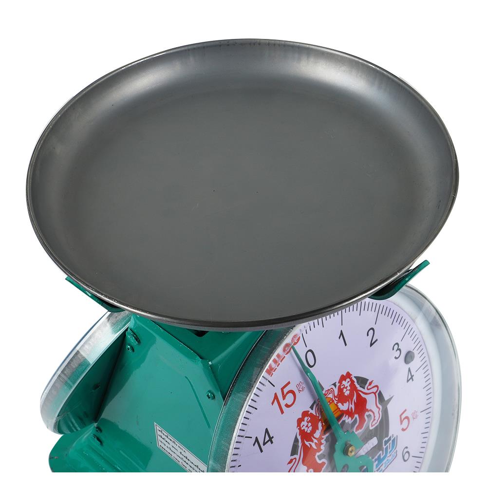 เครื่องชั่งสปริง ตราสิงห์ 15 กก. สีเขียว