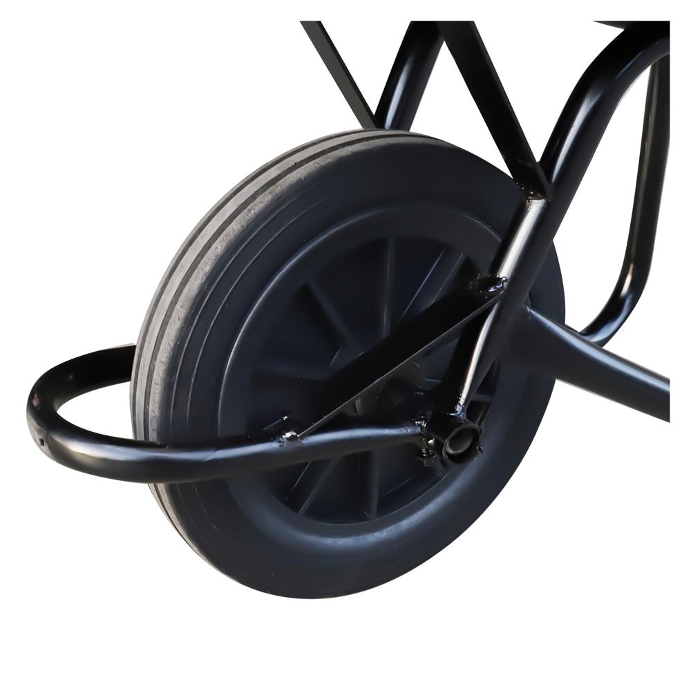 รถเข็นปูน ล้อเดี่ยวแม็กซ์ โชคอำนวย 100 กก. สีดำ