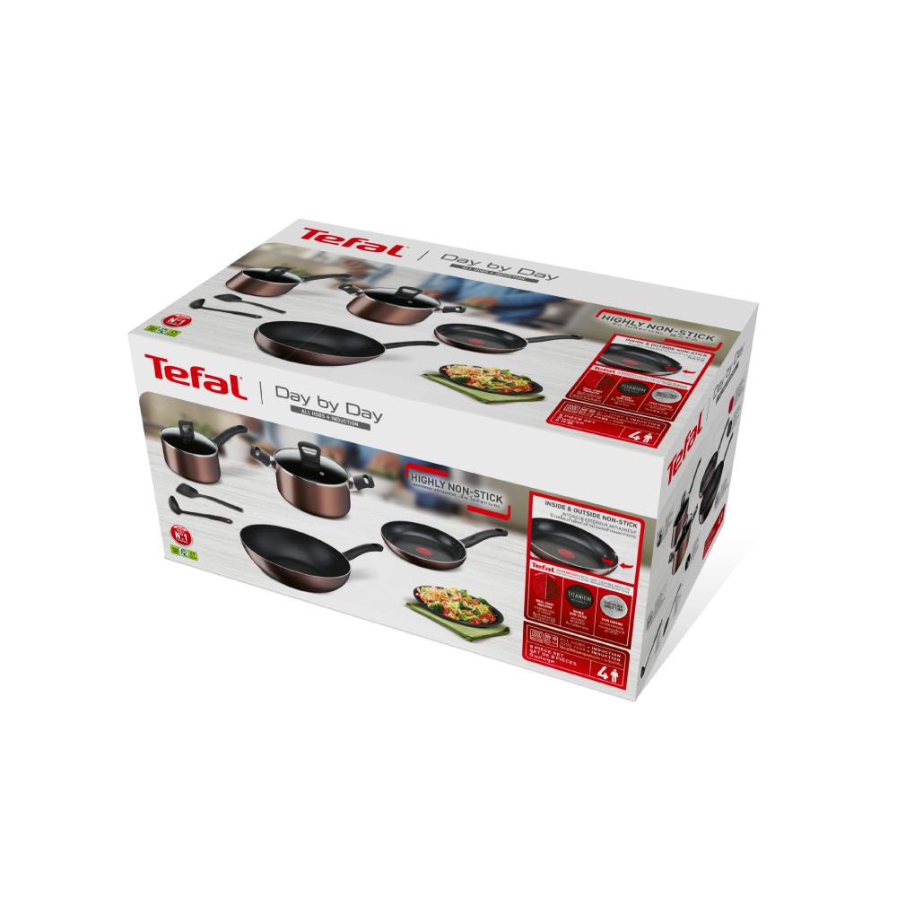 ชุดเครื่องครัว TEFAL DAY BY DAY IH 8 ชิ้น