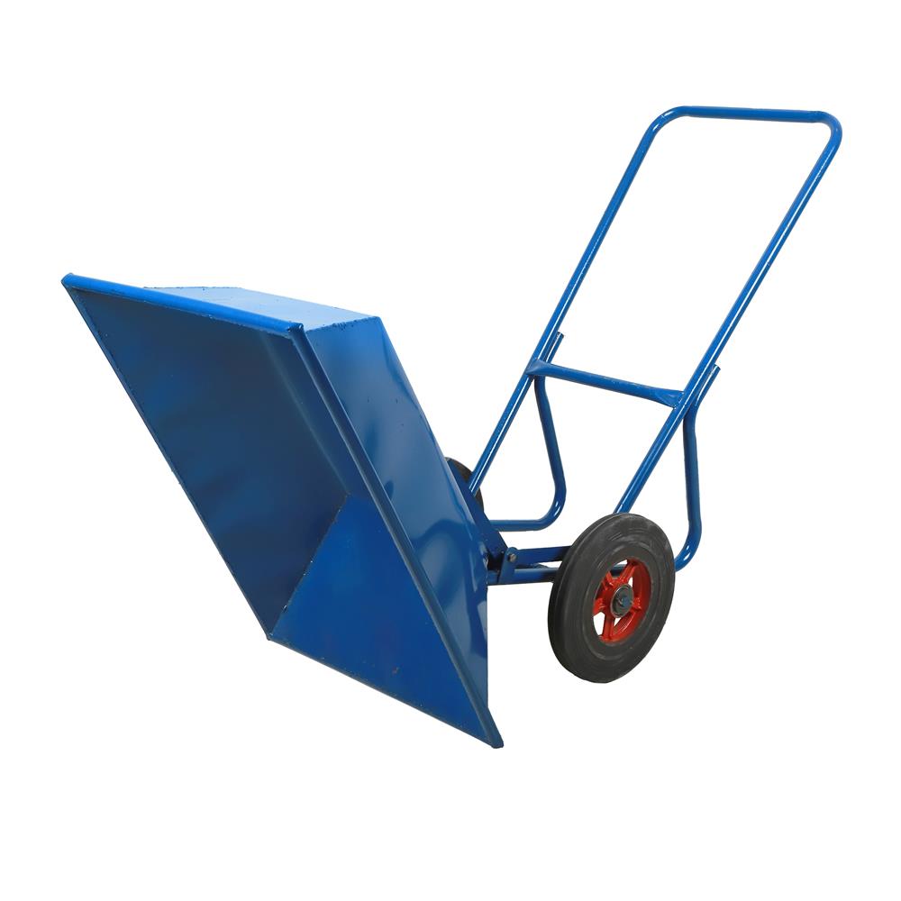 รถเข็นปูน ล้อคู่ โชคอำนวย 100 กก. สีน้ำเงิน
