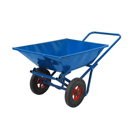รถเข็นปูน ล้อคู่ โชคอำนวย 100 กก. สีน้ำเงิน
