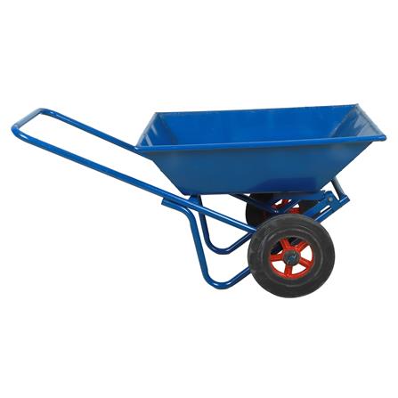 รถเข็นปูน ล้อคู่ โชคอำนวย 100 กก. สีน้ำเงิน_1