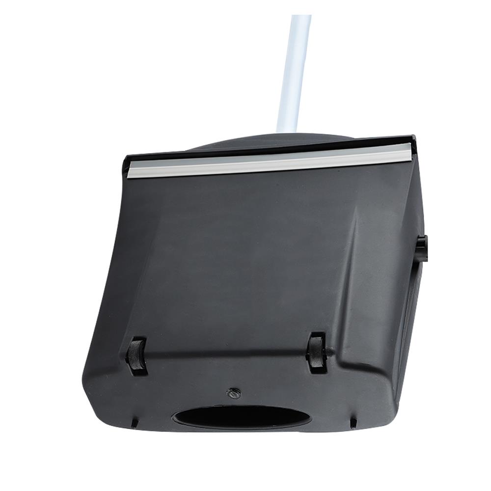 ชุดไม้กวาดพร้อมที่โกยผงฝาปิด BE MAN 14 นิ้ว สีดำ