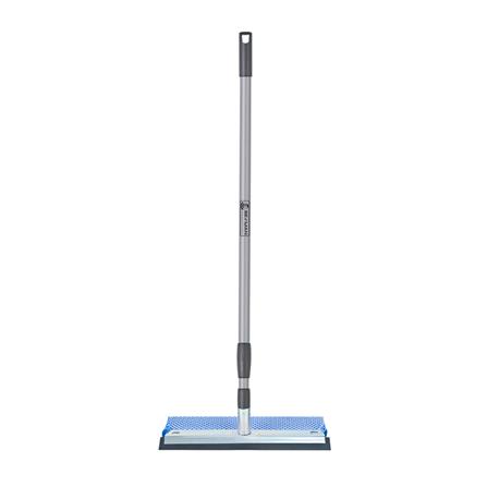 ที่เช็ดกระจกฟองน้ำพร้อมยาง ด้ามปรับระดับได้ BE MAN 12 นิ้ว