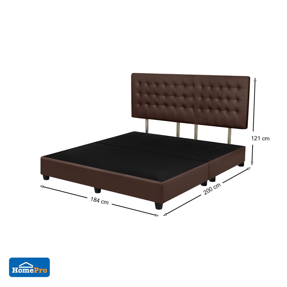 ฐานรองหัวเตียง 6 ฟุต HOME LIVING STYLE MUNICH น้ำตาลเข้ม