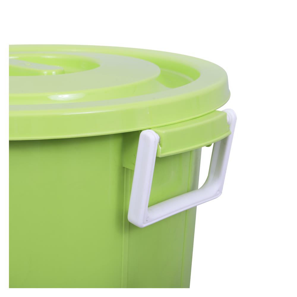 ถังน้ำกลมพร้อมฝา JCJ 2020 60.5 ลิตร สีเขียว