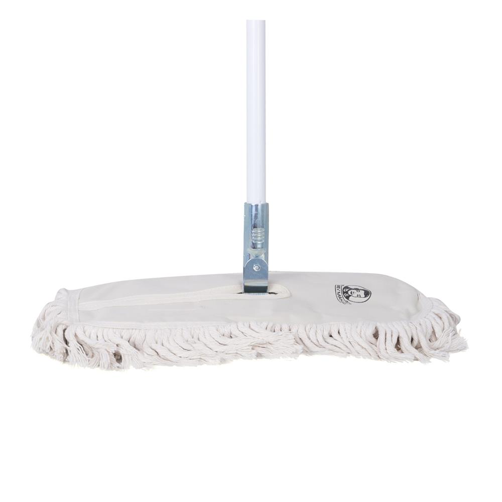 ไม้ม็อบคอตตอนดันฝุ่น BE MAN 15 นิ้ว แพ็กคู่ สีขาว