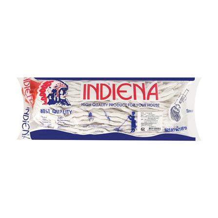 อะไหล่ม็อบคอตตอนหัวจุกเกลียว INDIENA 5 นิ้ว สีขาว_0