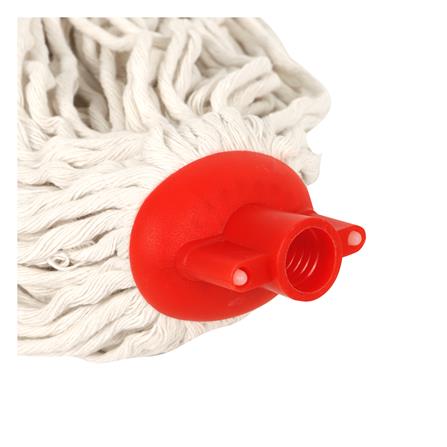 อะไหล่ม็อบคอตตอนหัวจุกเกลียว INDIENA 5 นิ้ว สีขาว_2